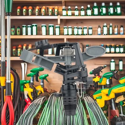 Des éclaboussures de jardin à filetage masculin à bras roulant mobiles à impact de 1/2 pouce pour une irrigation efficace