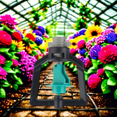 6 mm Durable 360 Rotary Sprinkler pour l'irrigation de la ferme de pelouse de jardin Position inversée