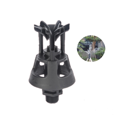Rapide connexion de l'ingénierie de pulvérisateur en plastique pour l'irrigation de jardin à fleurs à 360 degrés