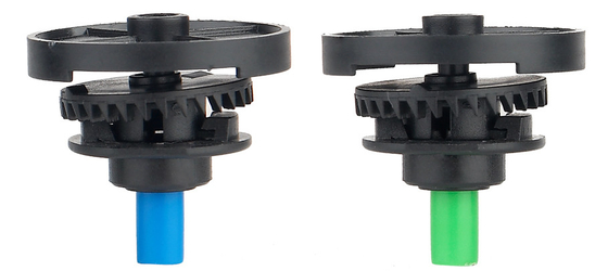Retour à 360 degrés à double buse Sprinkler en plastique pour l'irrigation en jardinage et en agriculture