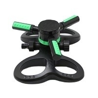 Durable 360 degrés réglable rotatif automatique jardin pulvérisateur 3 bras