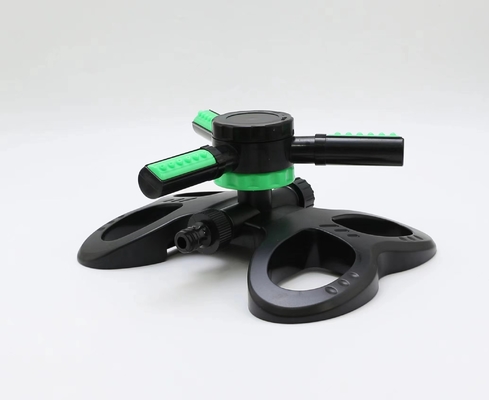 Durable 360 degrés réglable rotatif automatique jardin pulvérisateur 3 bras