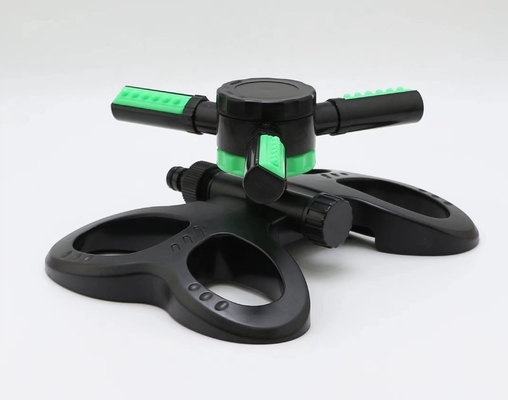 Durable 360 degrés réglable rotatif automatique jardin pulvérisateur 3 bras