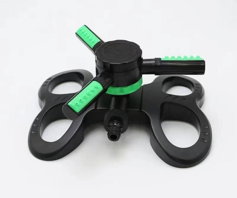 Durable 360 degrés réglable rotatif automatique jardin pulvérisateur 3 bras