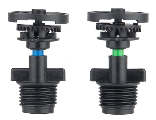 Sprinkler à rotation à double buse pour jardin en plastique d'ingénierie durable