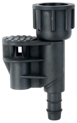 Parties d'irrigation en plastique pour les ingénieurs de tous les jours Micro-arroseur Noir Connecteur de milieu de gamme
